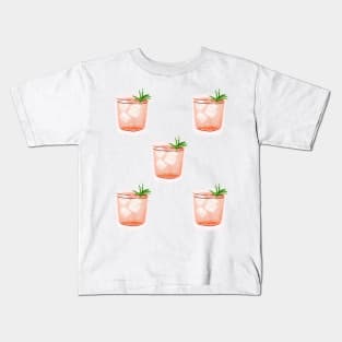 Juice Glass Pattern Kids T-Shirt